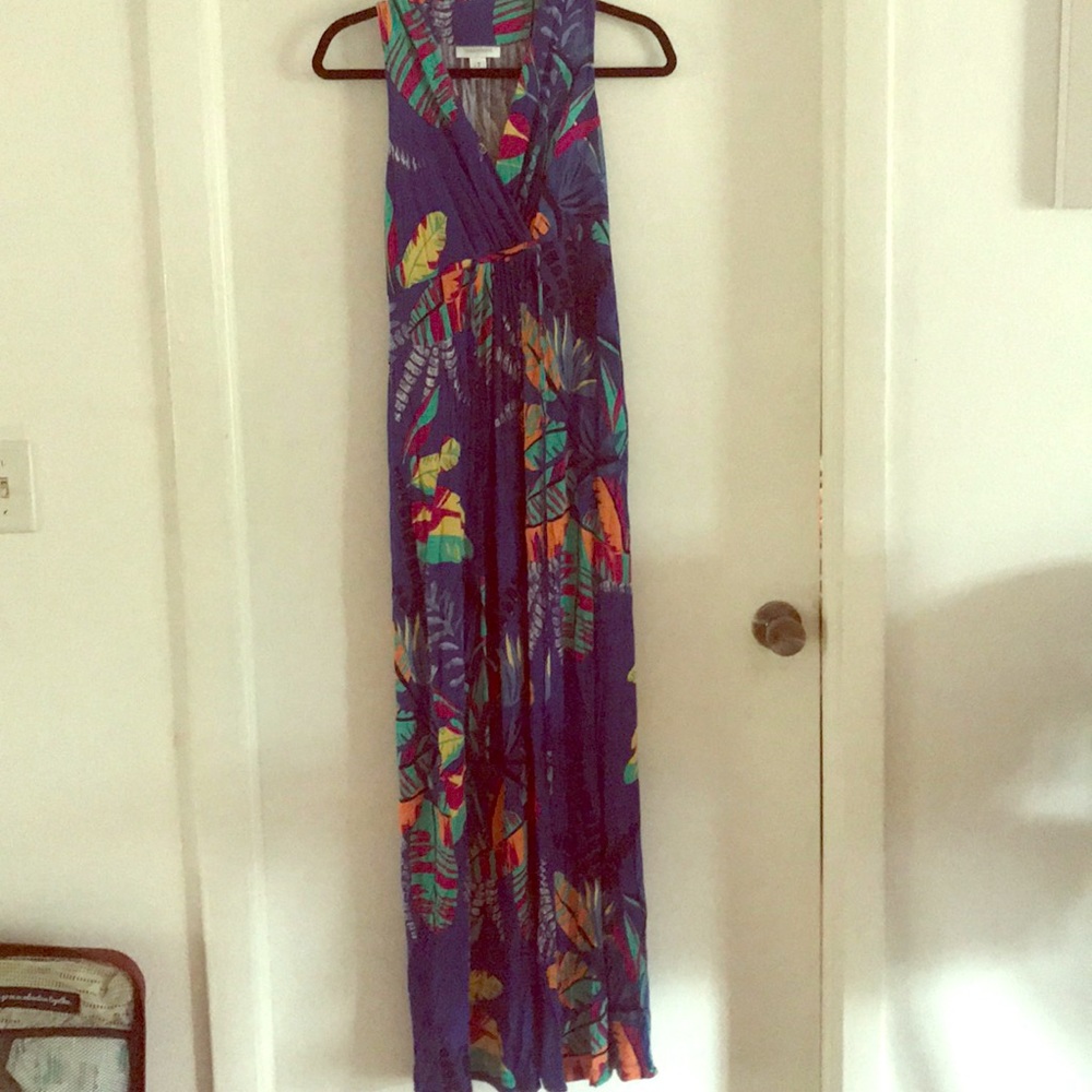 Floral maxi maternity dress